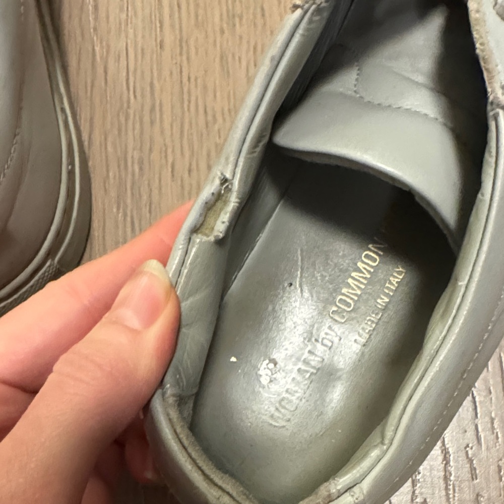 Common Projects Light Gray Achilles Sneakers - image 4